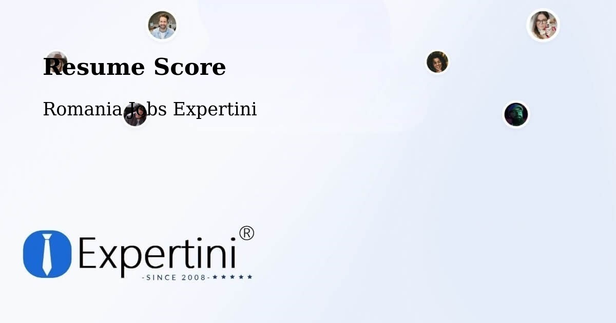 Resume Score & Job Description Match Tool – Piteşti - Romania Jobs Expertini